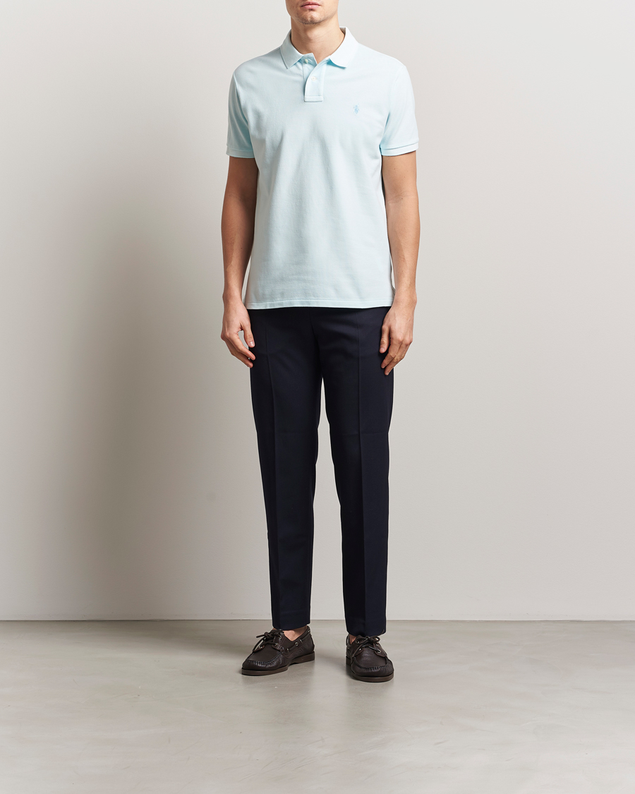 Herr | Pikéer | Polo Ralph Lauren | Custom Slim Fit Polo Sky
