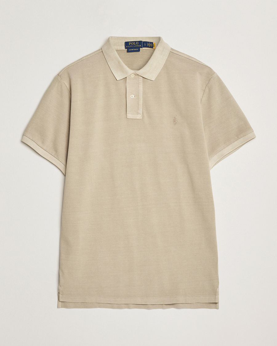 Herr | Pikéer | Polo Ralph Lauren | Custom Slim Fit Polo Olive