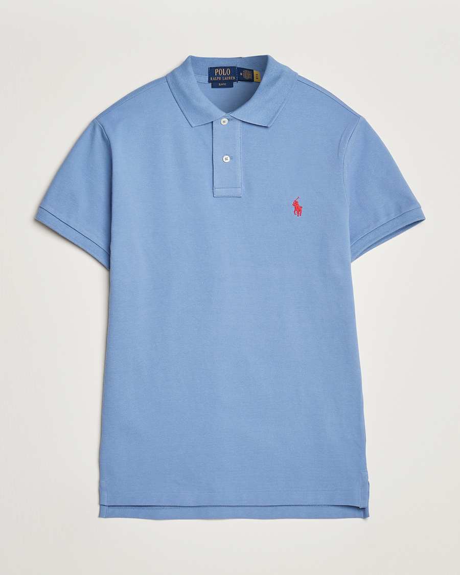 Herr | Pikéer | Polo Ralph Lauren | Slim Fit Polo Campus Blue