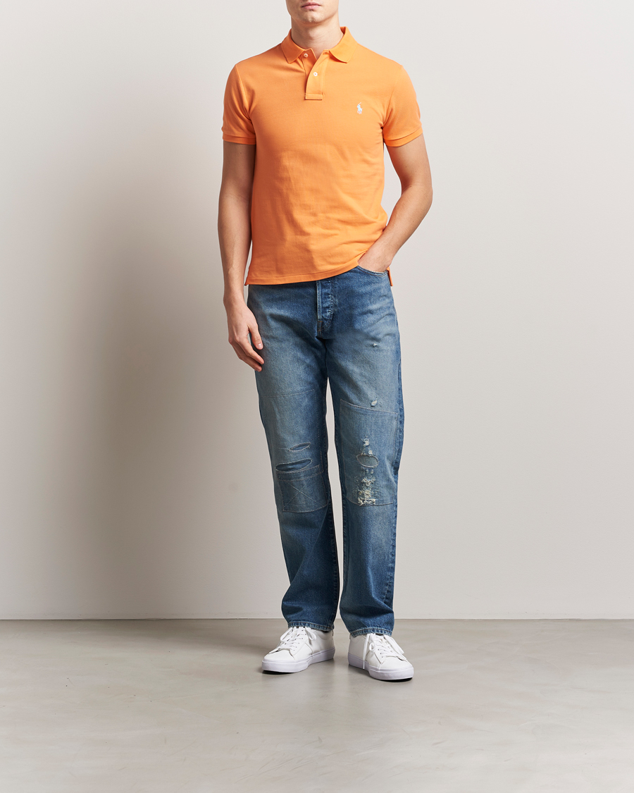 Herr | Pikéer | Polo Ralph Lauren | Slim Fit Polo Classic Peach