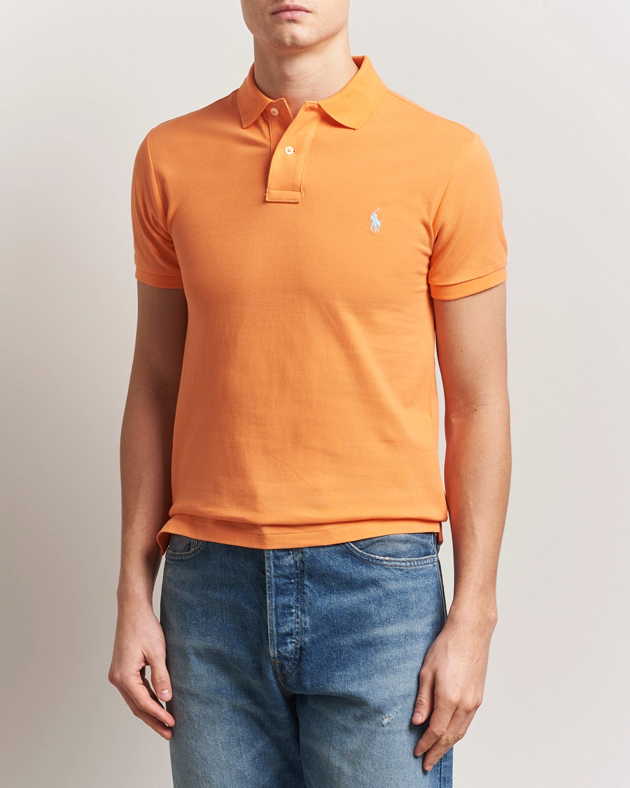 Herr | Pikéer | Polo Ralph Lauren | Slim Fit Polo Classic Peach