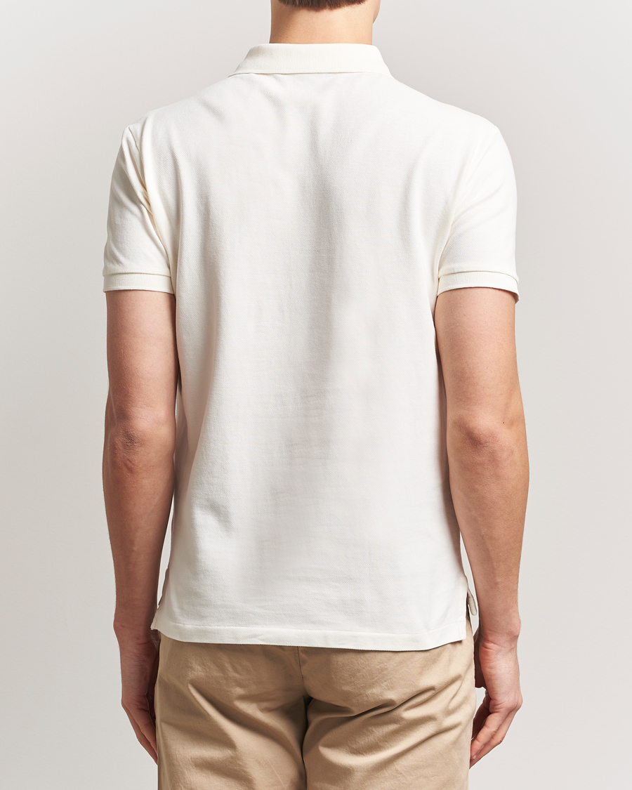 Herr | Pikéer | Polo Ralph Lauren | Custom Slim Fit Mesh Polo Clubhouse Cream