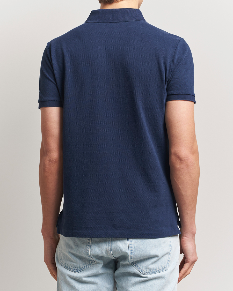 Herr | Pikéer | Polo Ralph Lauren | Custom Slim Fit Mesh Polo Cruise Navy