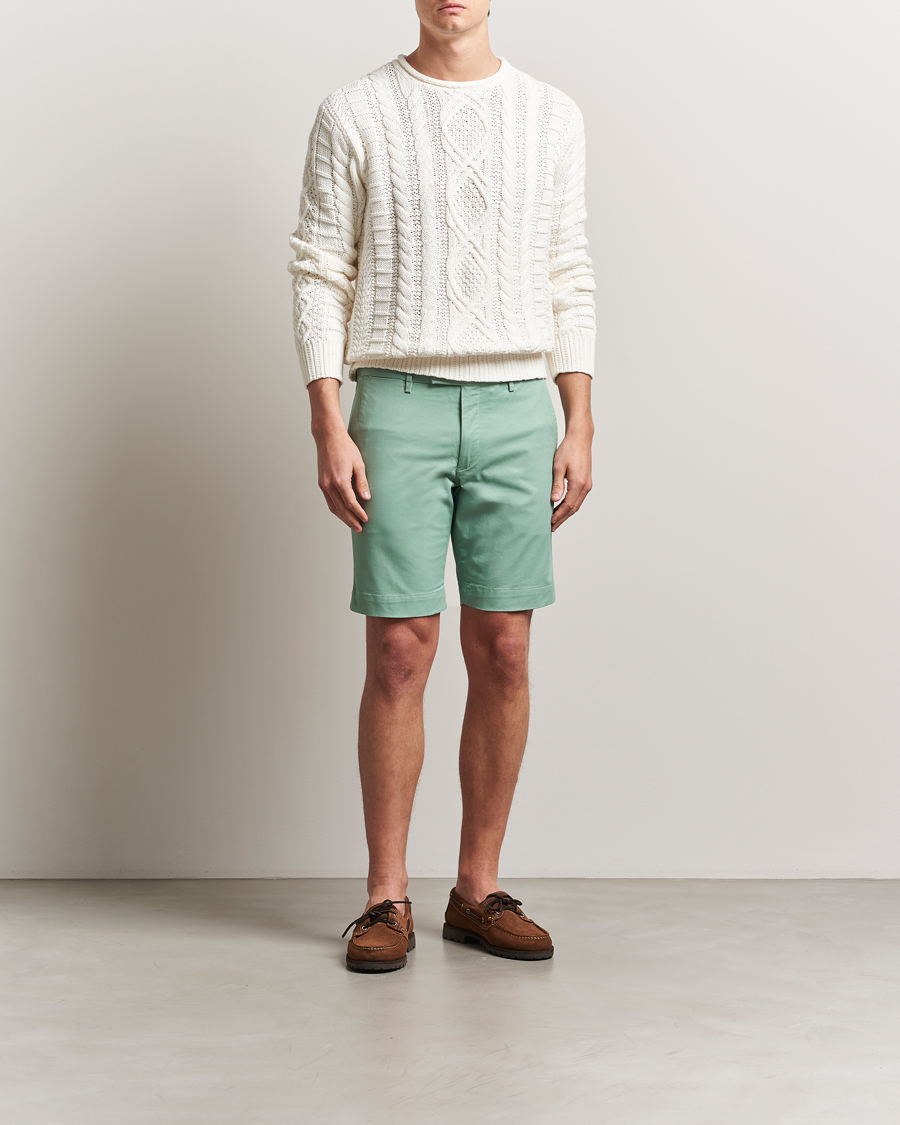 Herr | Shorts | Polo Ralph Lauren | Tailored Slim Fit Shorts Faded Mint