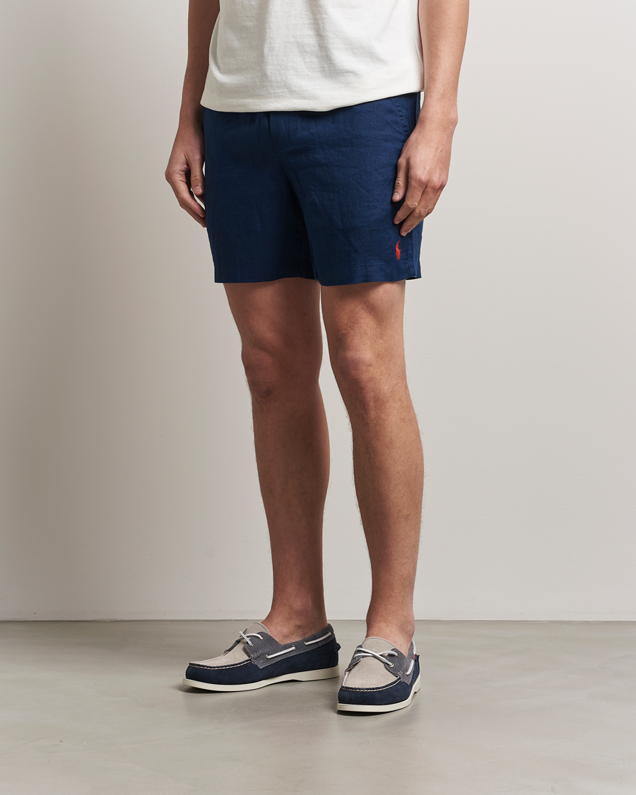Herr | Shorts | Polo Ralph Lauren | Prepster Drawstring Linen Shorts Newport Navy