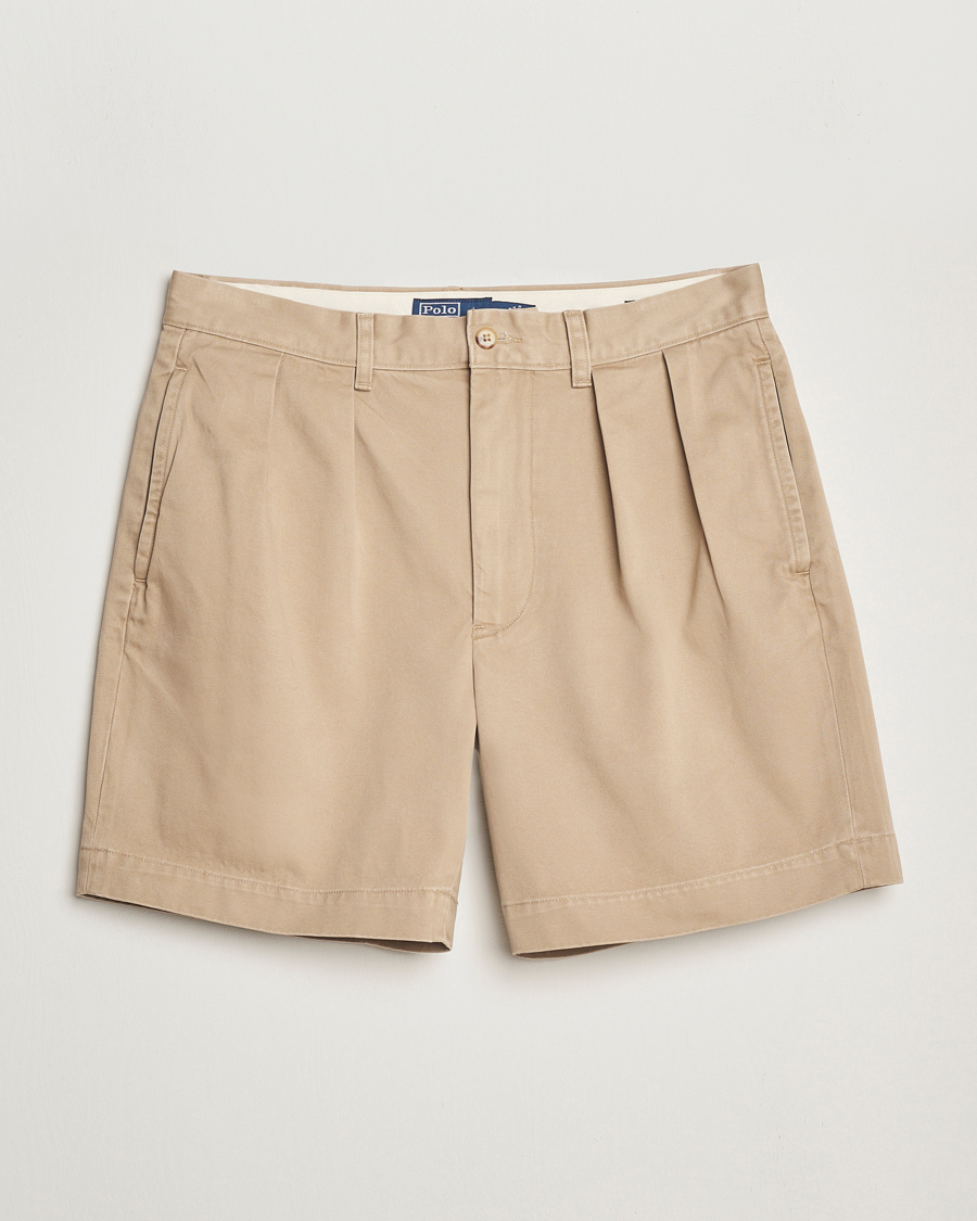 Herr | Shorts | Polo Ralph Lauren | Cormac Pleated Shorts RL Khaki