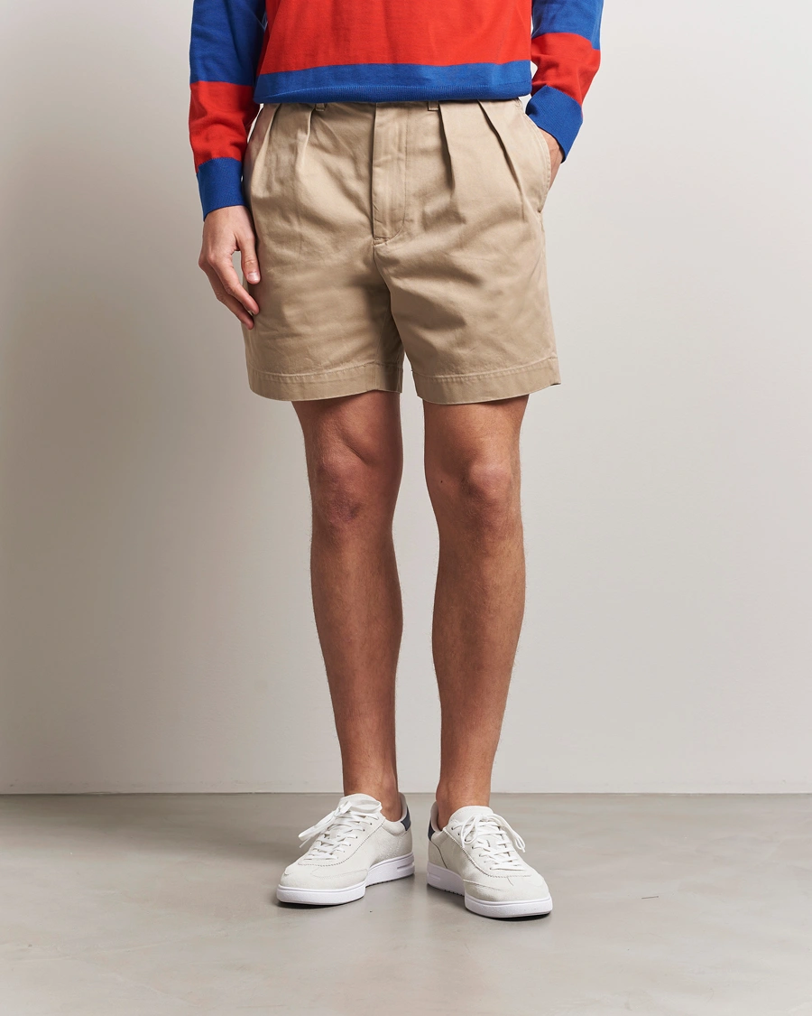 Herr | Shorts | Polo Ralph Lauren | Cormac Pleated Shorts RL Khaki