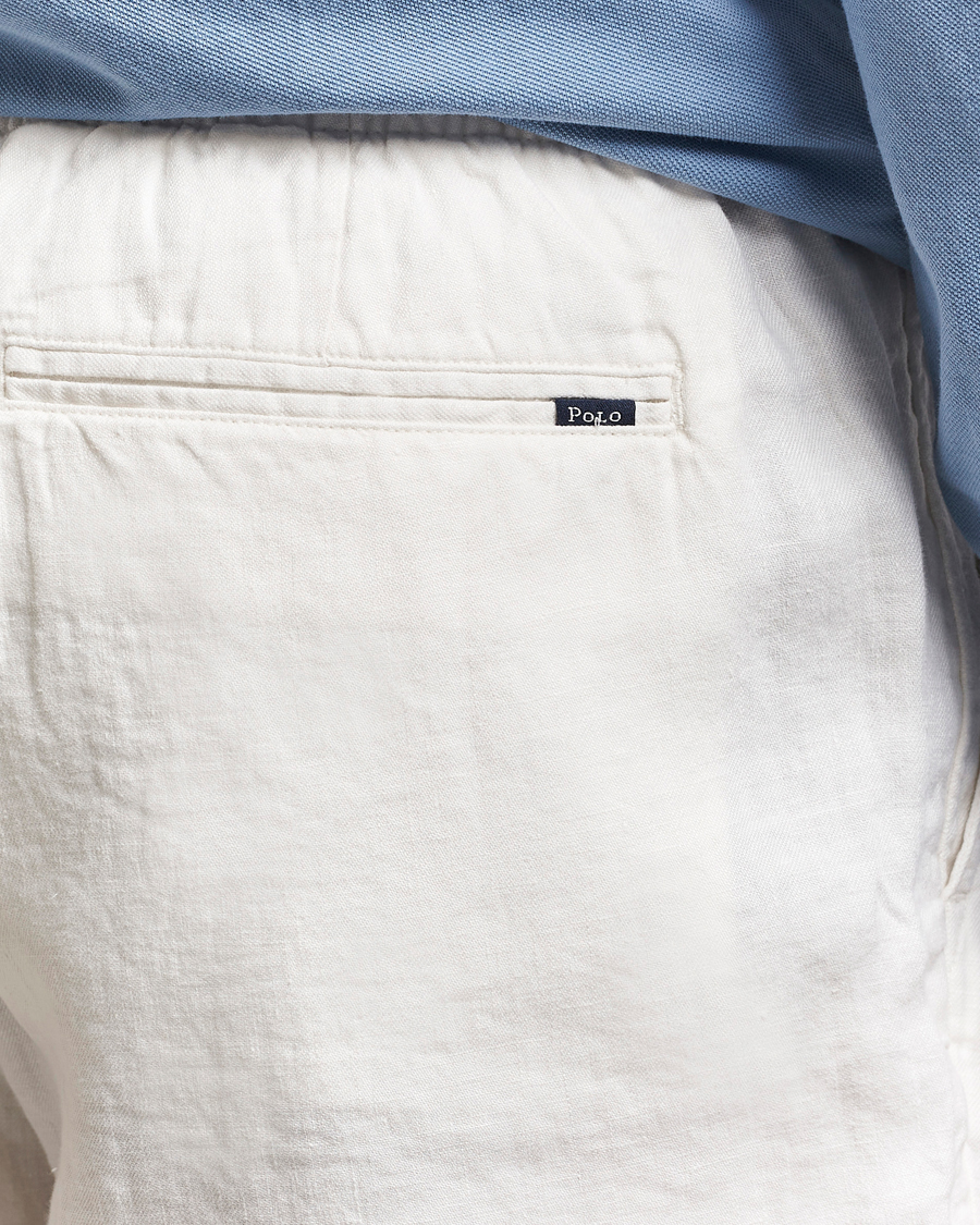 Herr | Shorts | Polo Ralph Lauren | Prepster Linen Shorts Deckwash White