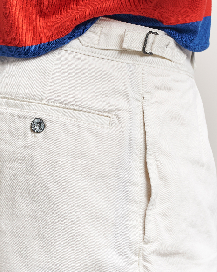 Herr | Shorts | Polo Ralph Lauren | Rustic Twill Pleated Shorts Deckwash White
