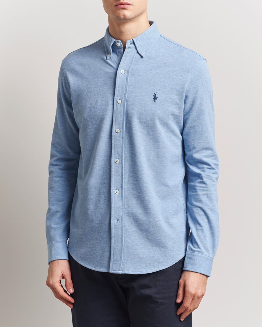Herr | Skjortor | Polo Ralph Lauren | Featherweight Mesh Shirt Isle Heather
