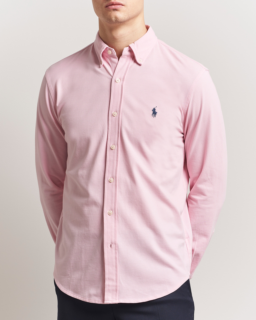 Herr | Skjortor | Polo Ralph Lauren | Featherweight Mesh Shirt Garden Pink