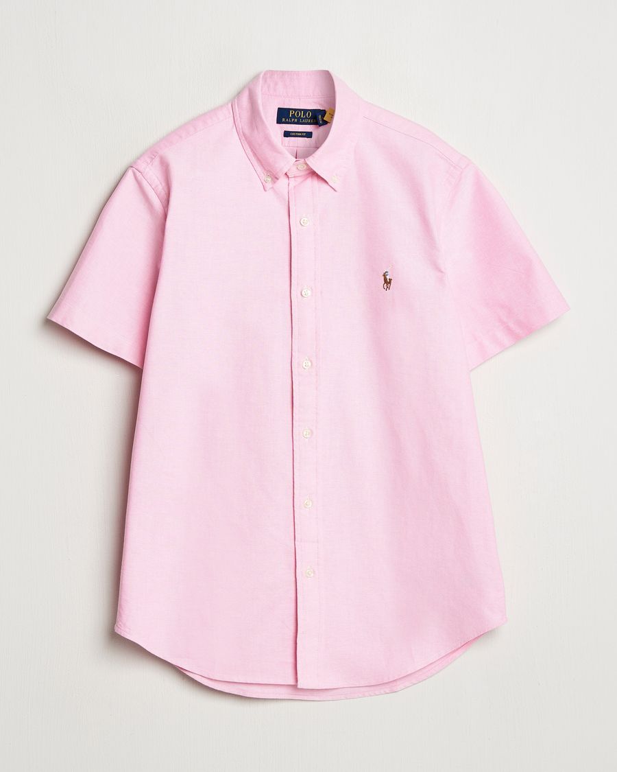 Herr | Skjortor | Polo Ralph Lauren | Short Sleeve Oxford Shirt New Rose