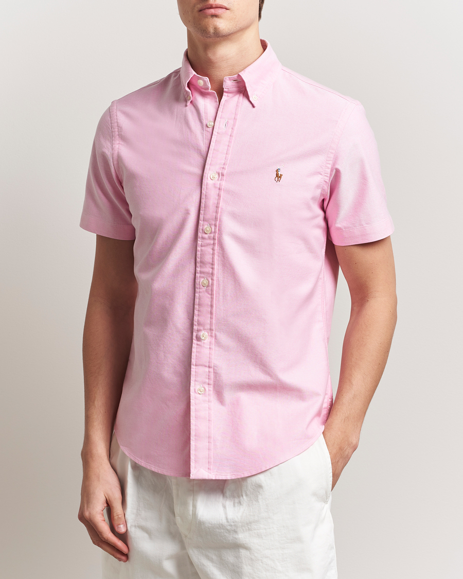 Herr | Skjortor | Polo Ralph Lauren | Short Sleeve Oxford Shirt New Rose