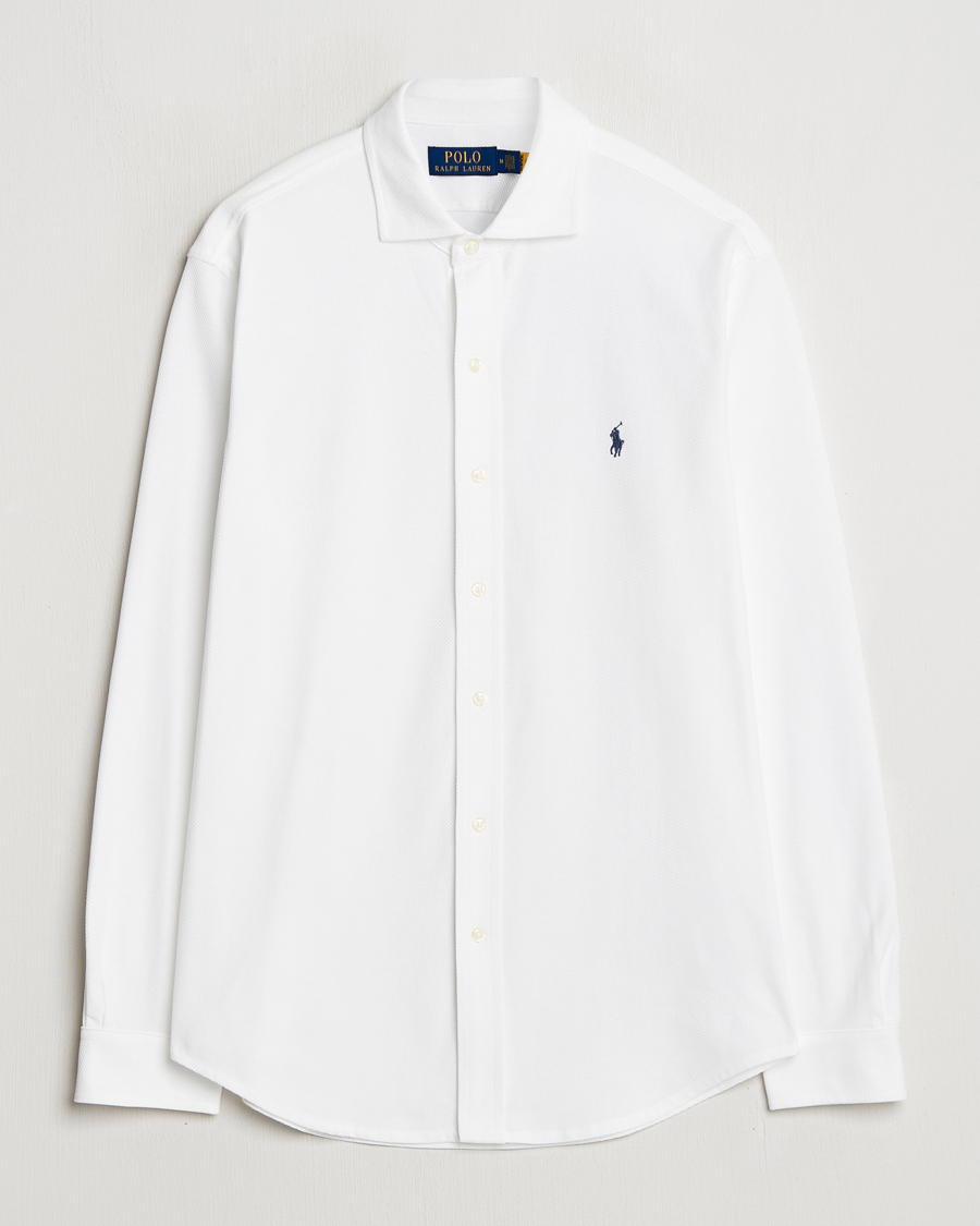 Herr | Skjortor | Polo Ralph Lauren | Cotton Long Sleeve Shirt White