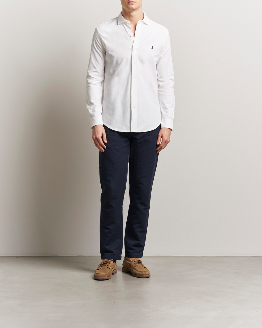 Herr | Skjortor | Polo Ralph Lauren | Cotton Long Sleeve Shirt White