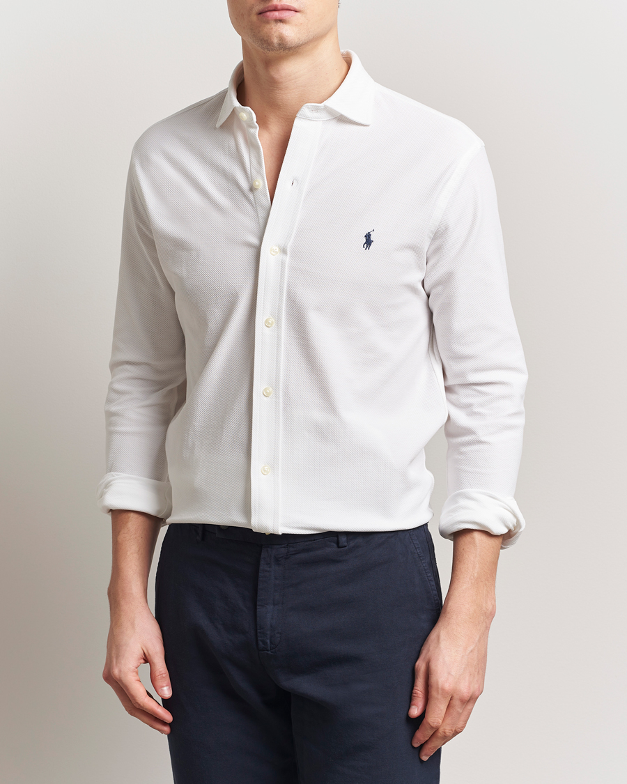 Herr | Skjortor | Polo Ralph Lauren | Cotton Long Sleeve Shirt White