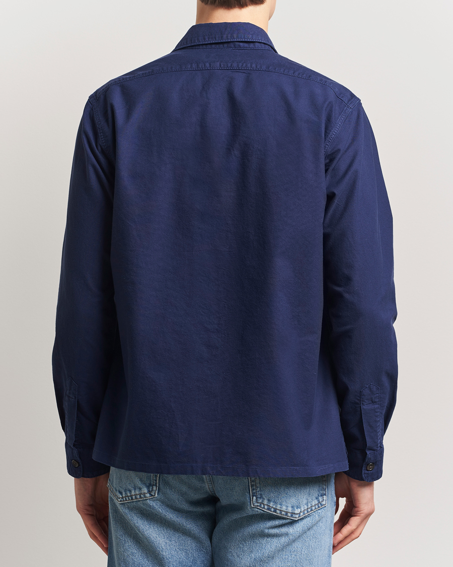 Herr | Skjortor | Polo Ralph Lauren | Full Zip Overshirt Newport Navy