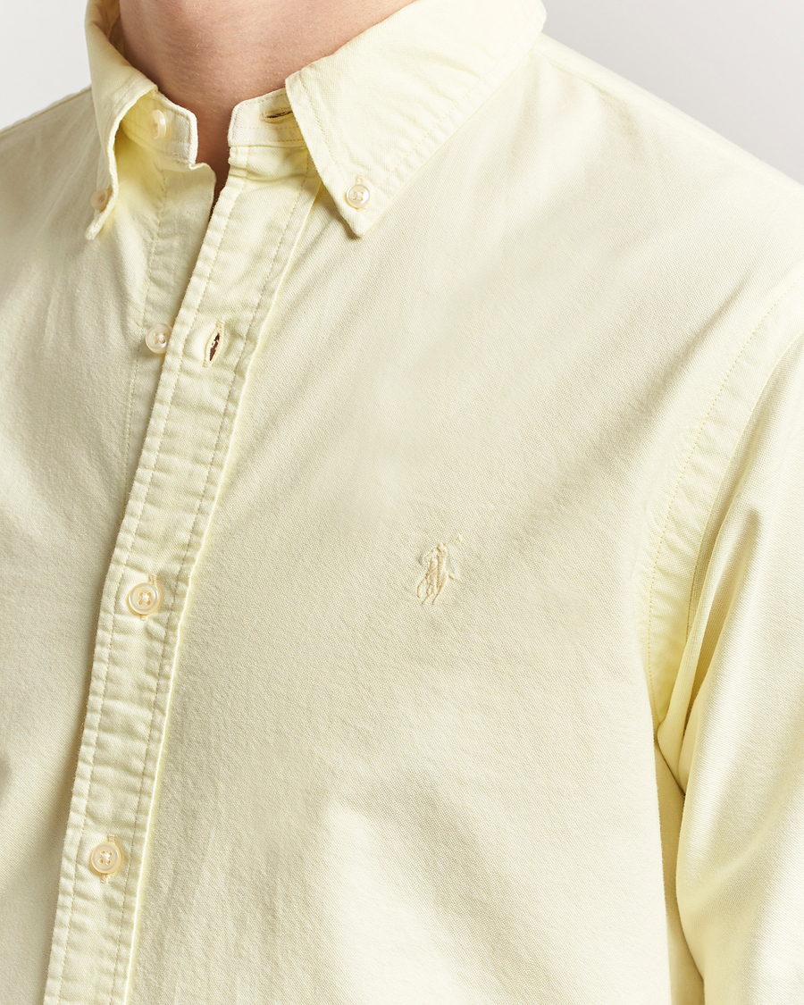 Herr | Skjortor | Polo Ralph Lauren | Custom Fit Dyed Oxford Shirt Lime