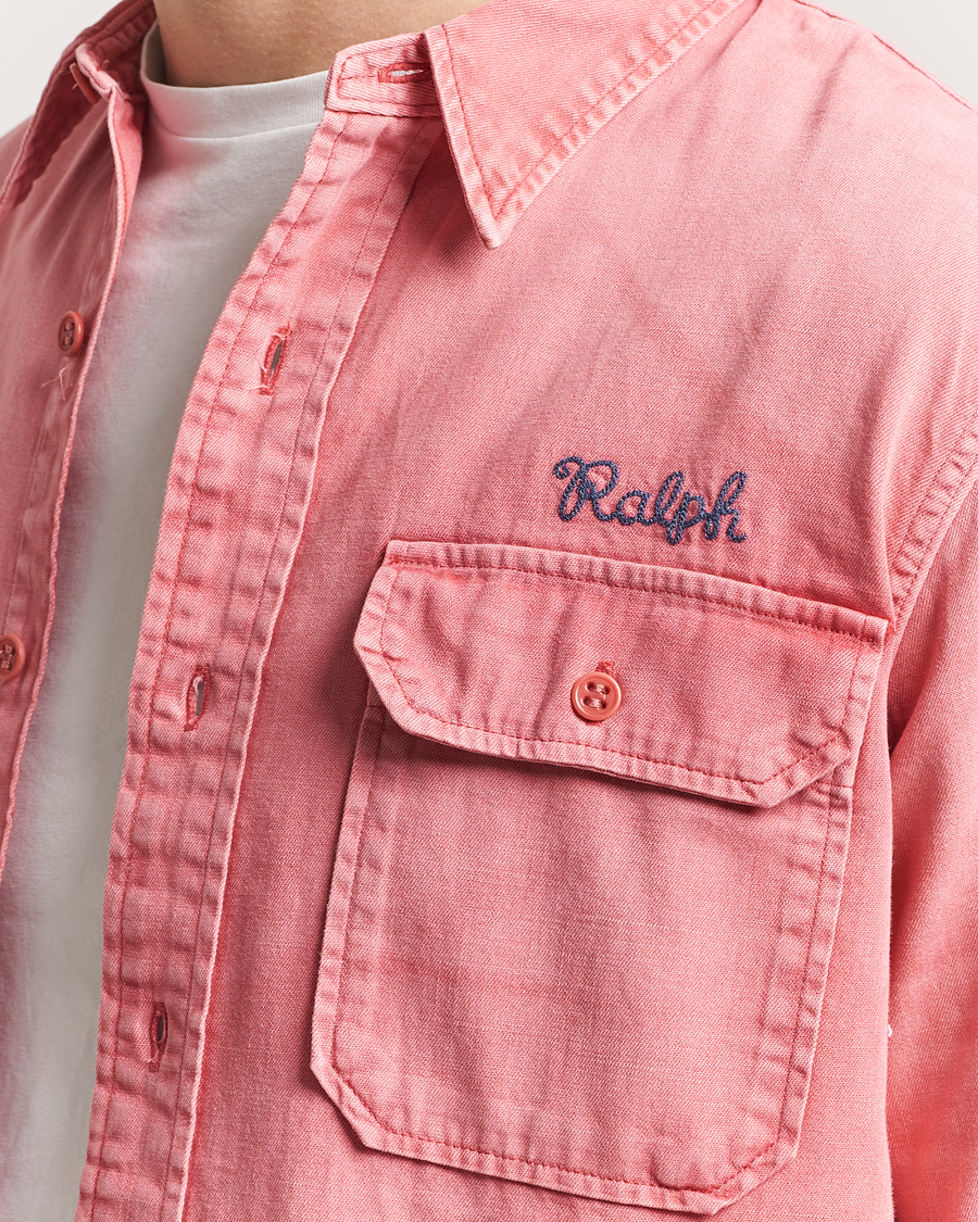Herr | Skjortor | Polo Ralph Lauren | Garment Dyed Overshirt Nantucket Red
