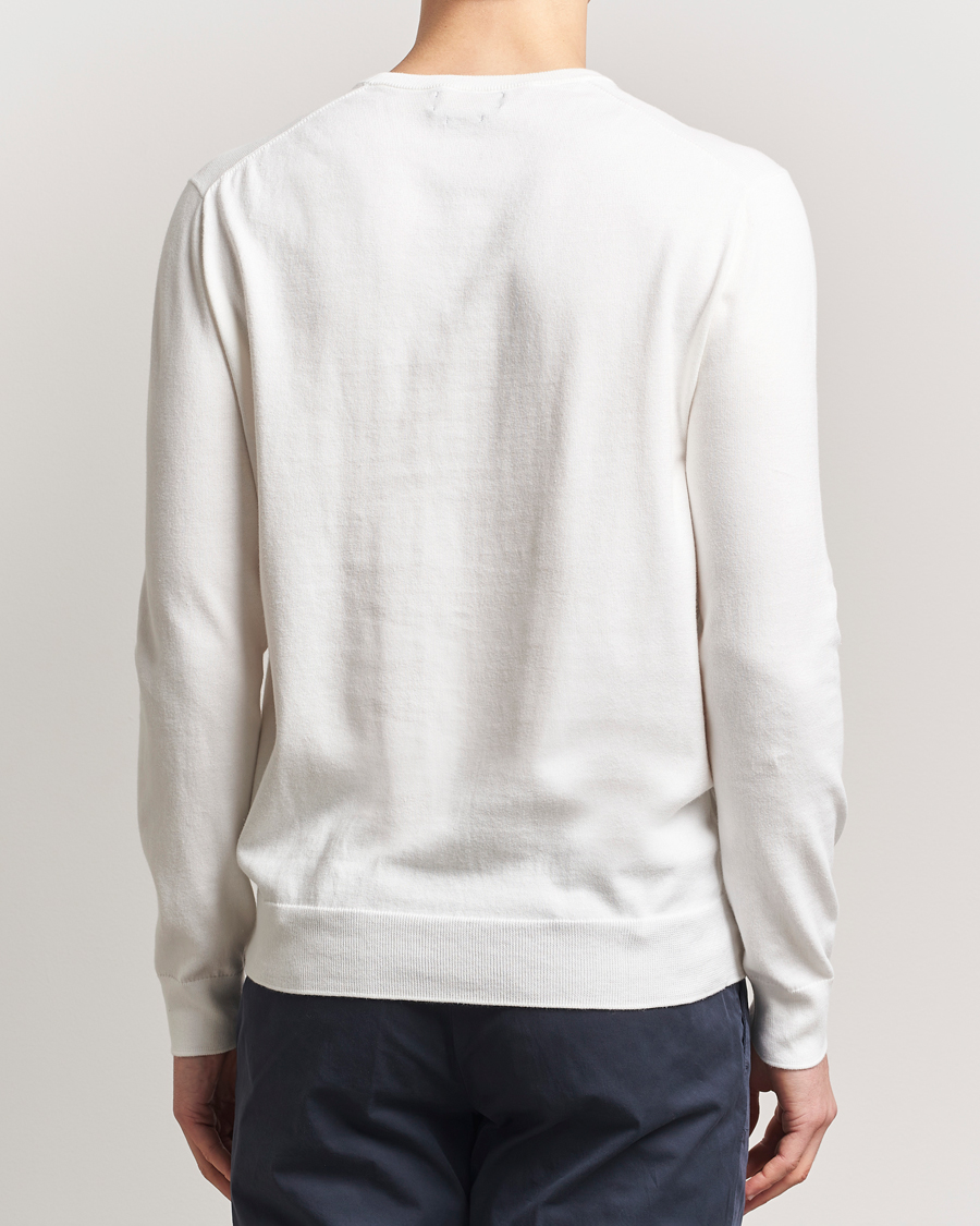 Herr | Tröjor | Polo Ralph Lauren | Cotton Crew Neck Sweater Deckwash White