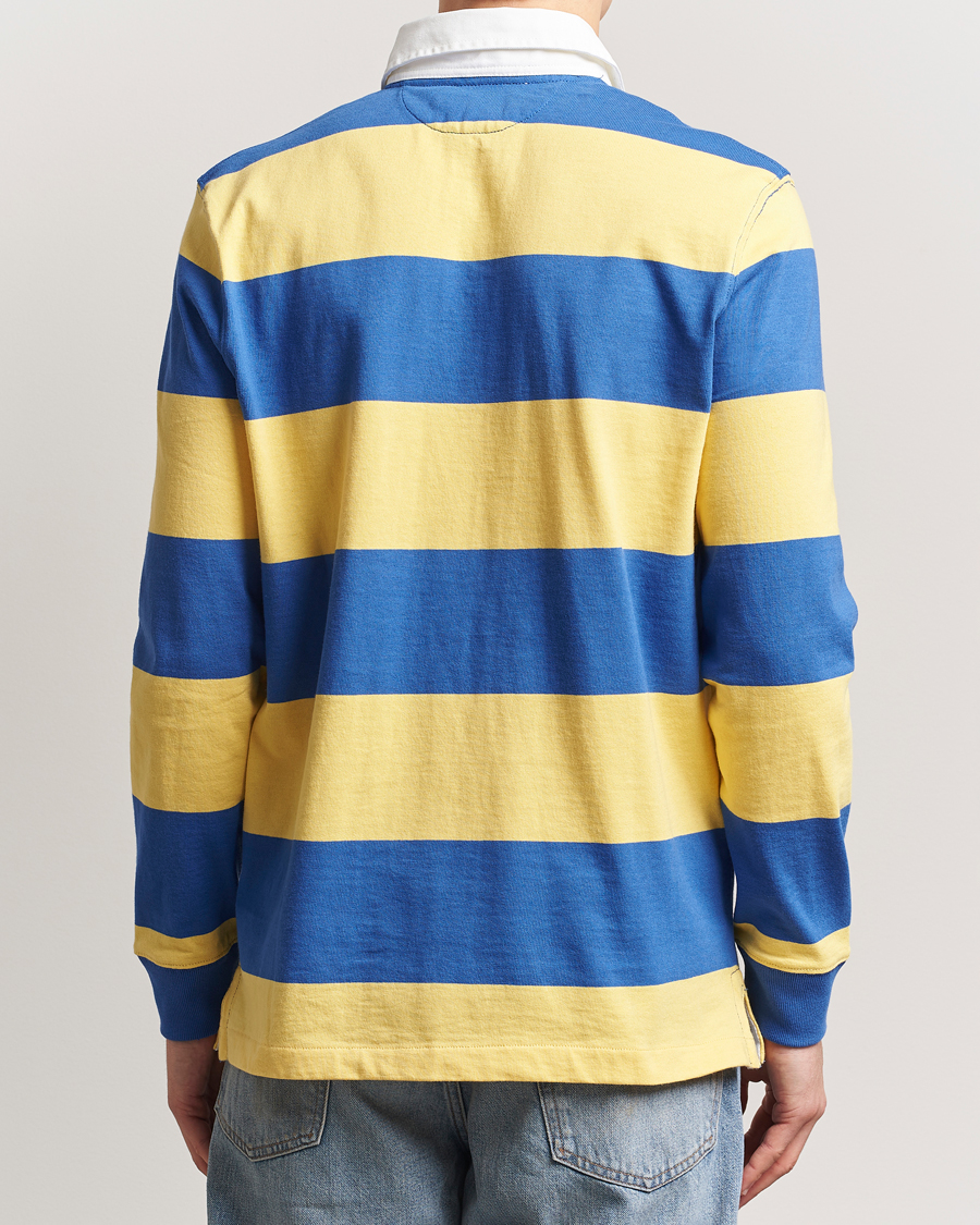 Herr | Tröjor | Polo Ralph Lauren | Barstriped Rugger Yellow/Blue