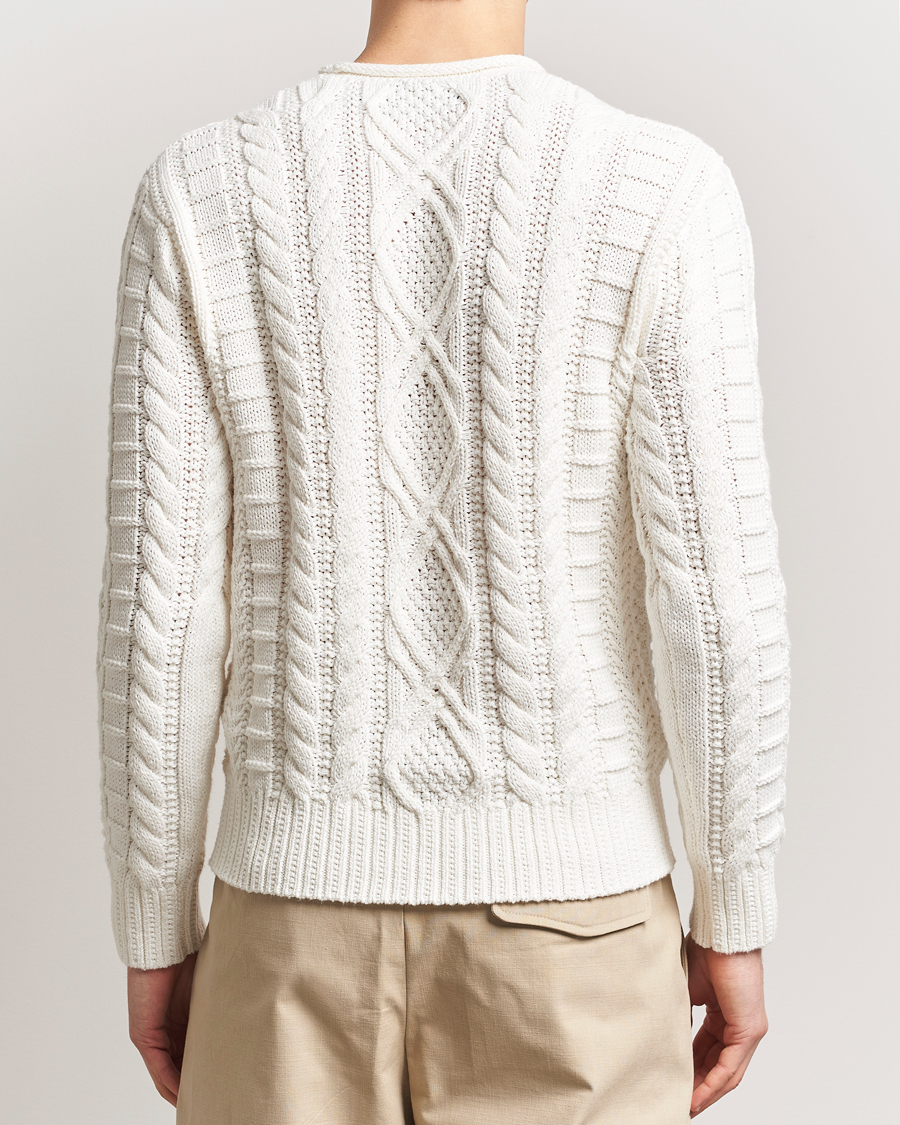 Herr | Tröjor | Polo Ralph Lauren | Cotton Pullover Deckwash White