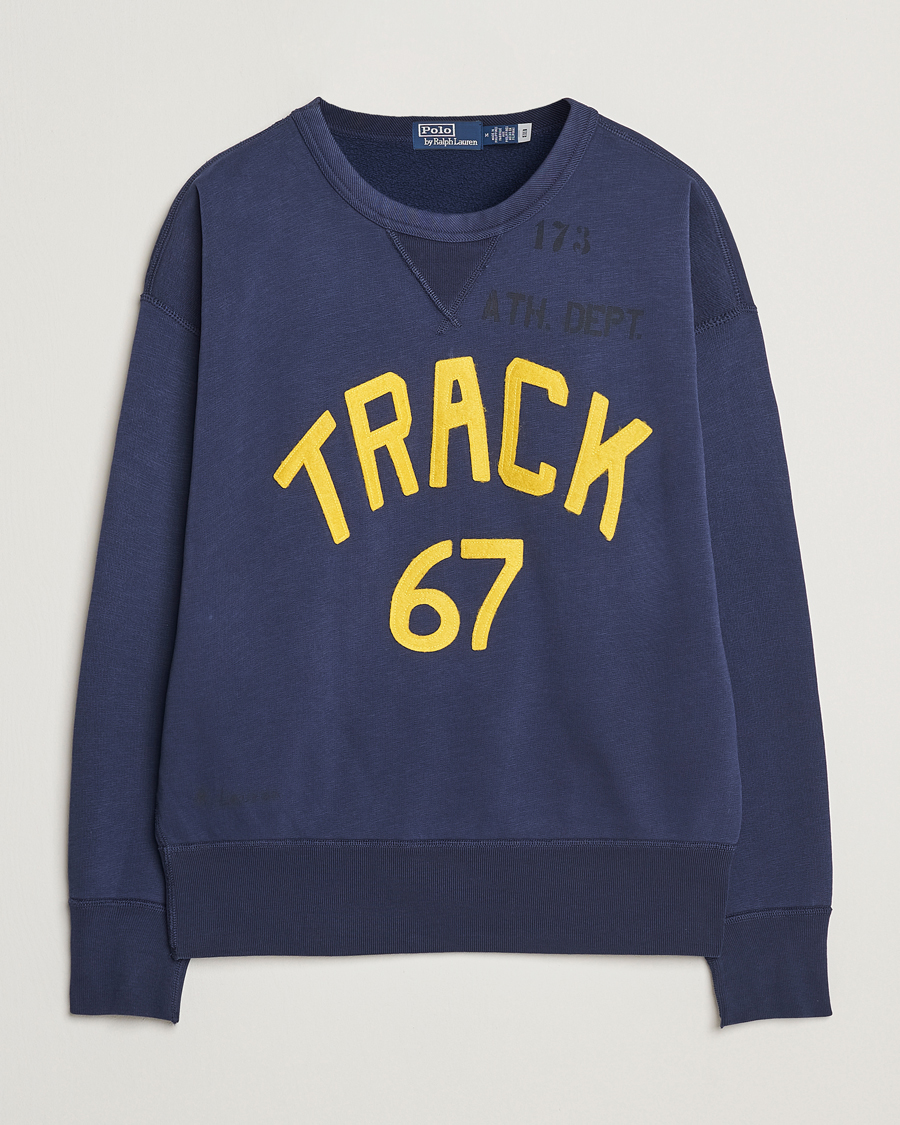 Herr | Tröjor | Polo Ralph Lauren | Vintage Crew Neck Sweatshirt Newport Navy