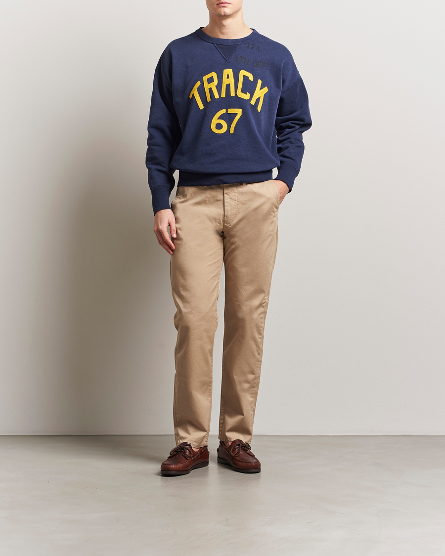 Herr | Tröjor | Polo Ralph Lauren | Vintage Crew Neck Sweatshirt Newport Navy