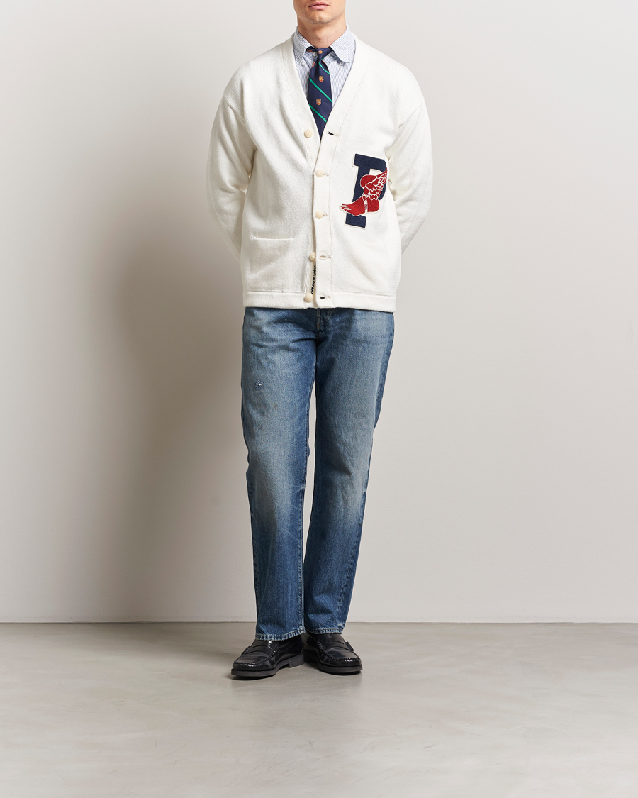 Herr | Tröjor | Polo Ralph Lauren | P Wing Cotton Cardigan Cream