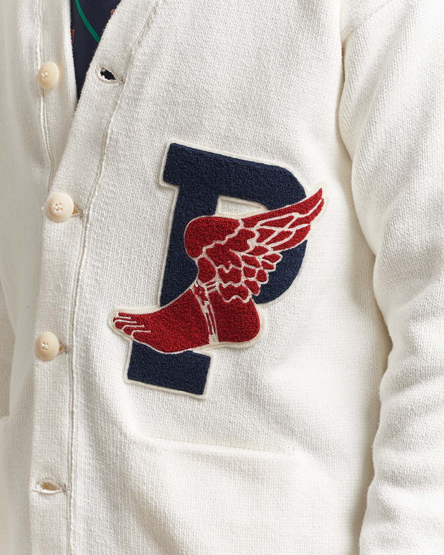 Herr | Tröjor | Polo Ralph Lauren | P Wing Cotton Cardigan Cream