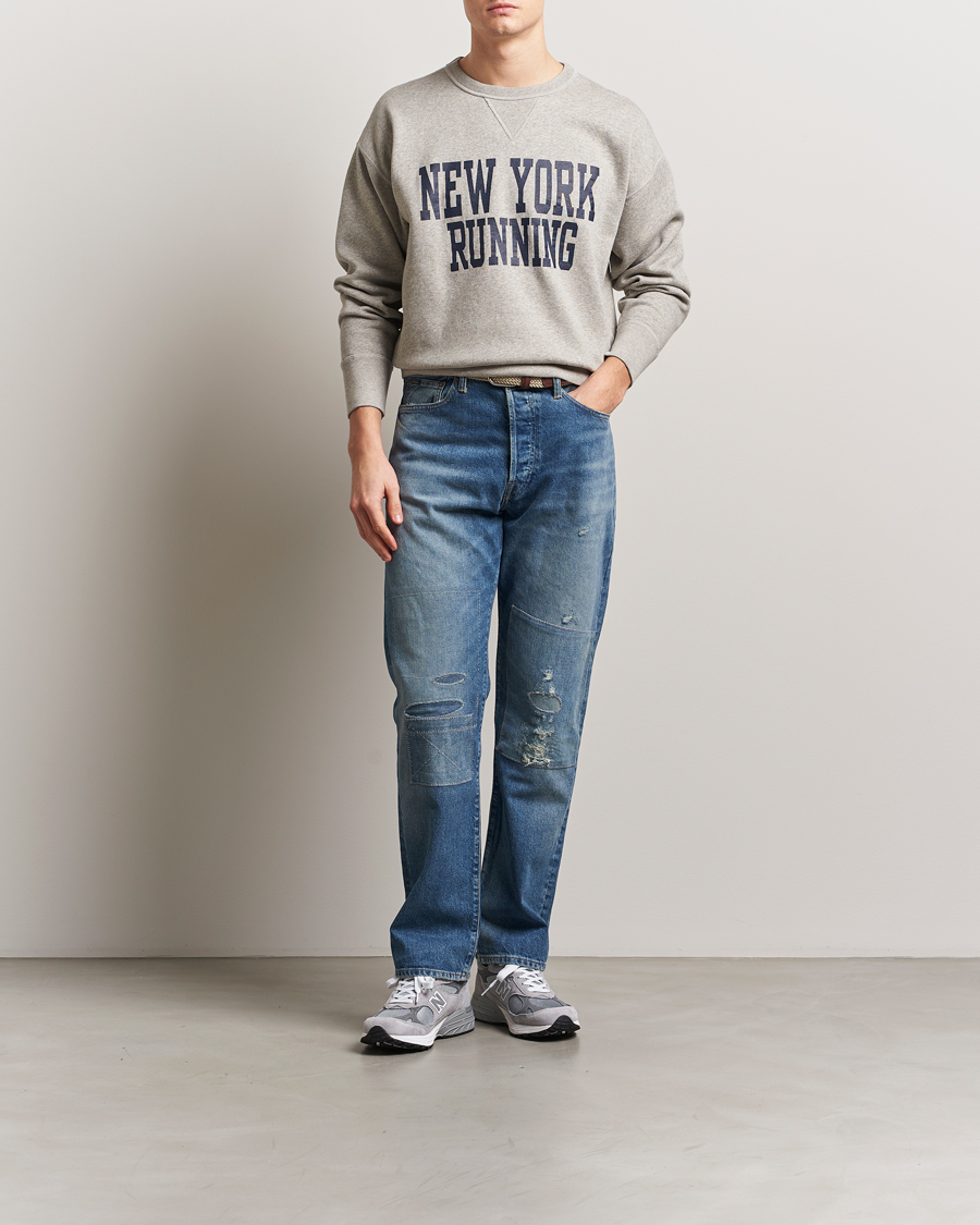 Herr | Tröjor | Polo Ralph Lauren | NYC Running Fleece Sweatshirt Dark Sport Heather