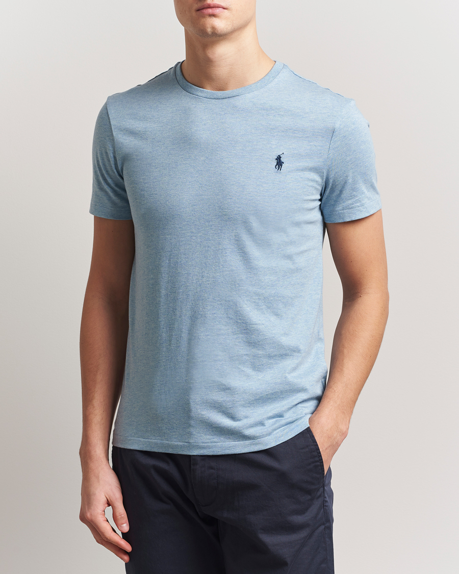 Herr | T-Shirts | Polo Ralph Lauren | Crew Neck T-Shirt Modern Blue Heather