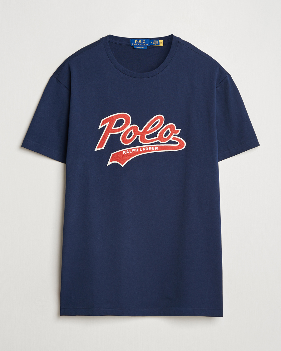 Herr | T-Shirts | Polo Ralph Lauren | Crew Neck Logo T-Shirt Cruise Navy