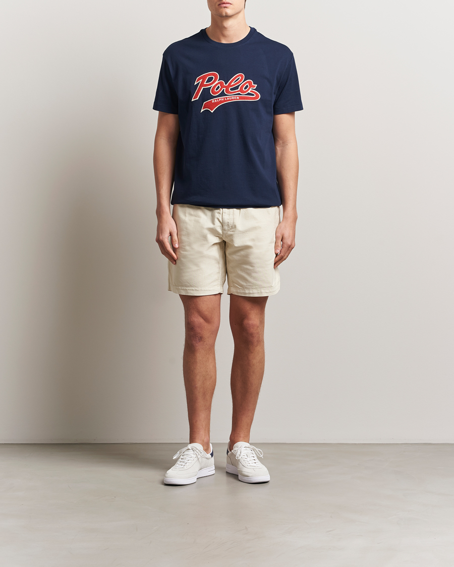Herr | T-Shirts | Polo Ralph Lauren | Crew Neck Logo T-Shirt Cruise Navy