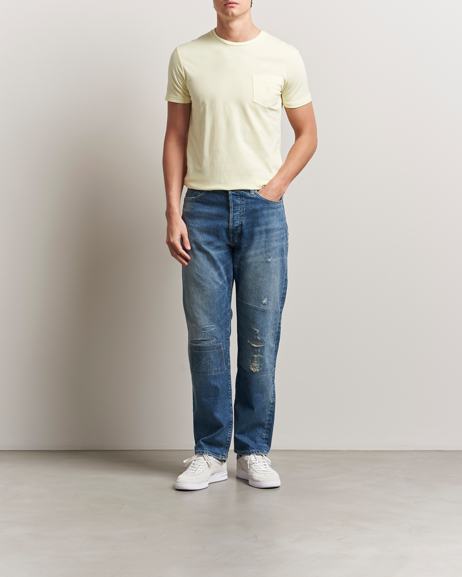 Herr | T-Shirts | Polo Ralph Lauren | Crew Neck Pocket T-Shirt Lime