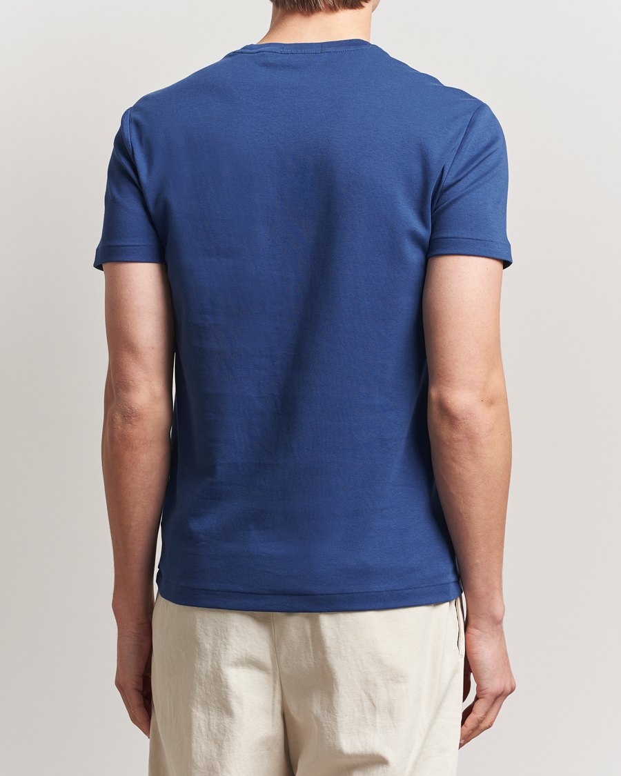 Herr | T-Shirts | Polo Ralph Lauren | Luxury Pima Cotton Crew Neck T-Shirt Annapolis Blue