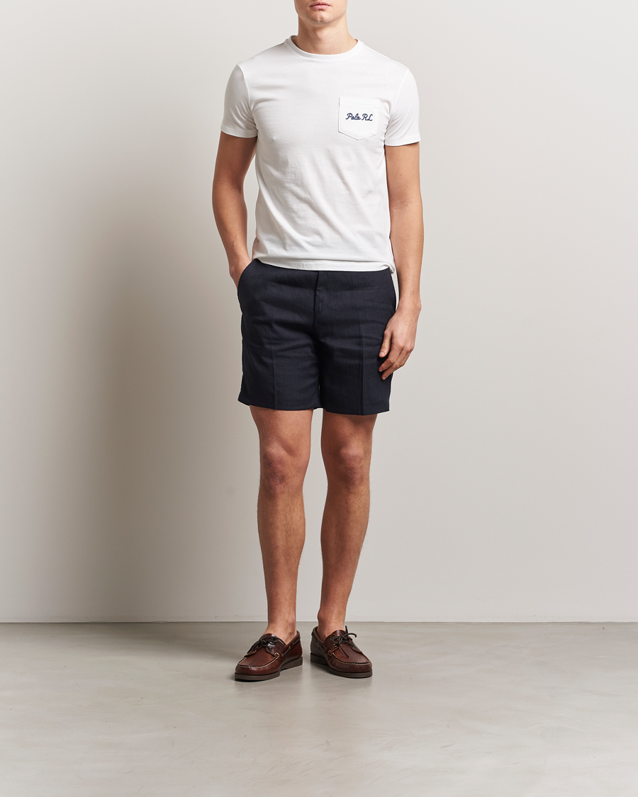 Herr | T-Shirts | Polo Ralph Lauren | Iconic Bear Crew Neck T-Shirt White
