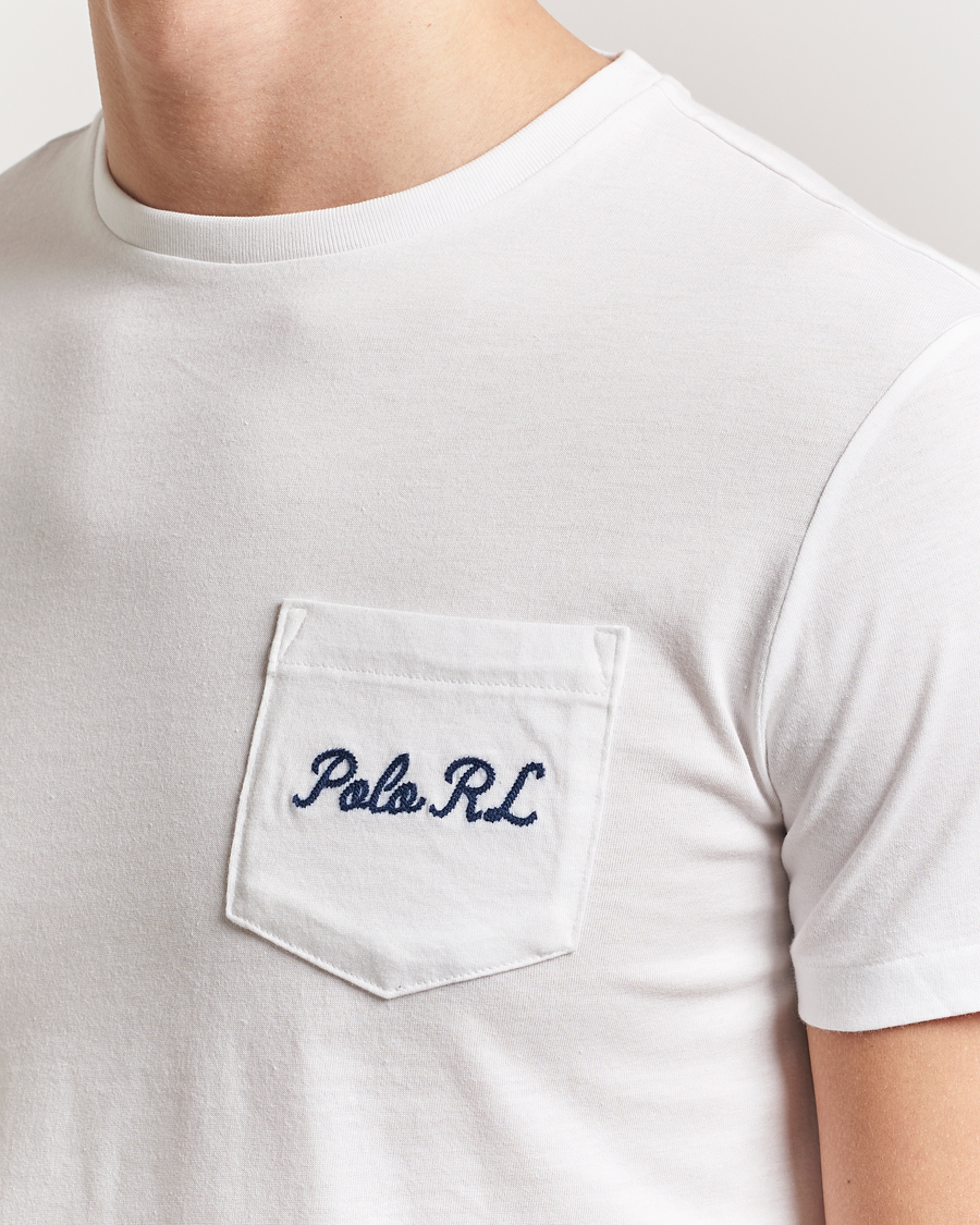 Herr | T-Shirts | Polo Ralph Lauren | Iconic Bear Crew Neck T-Shirt White