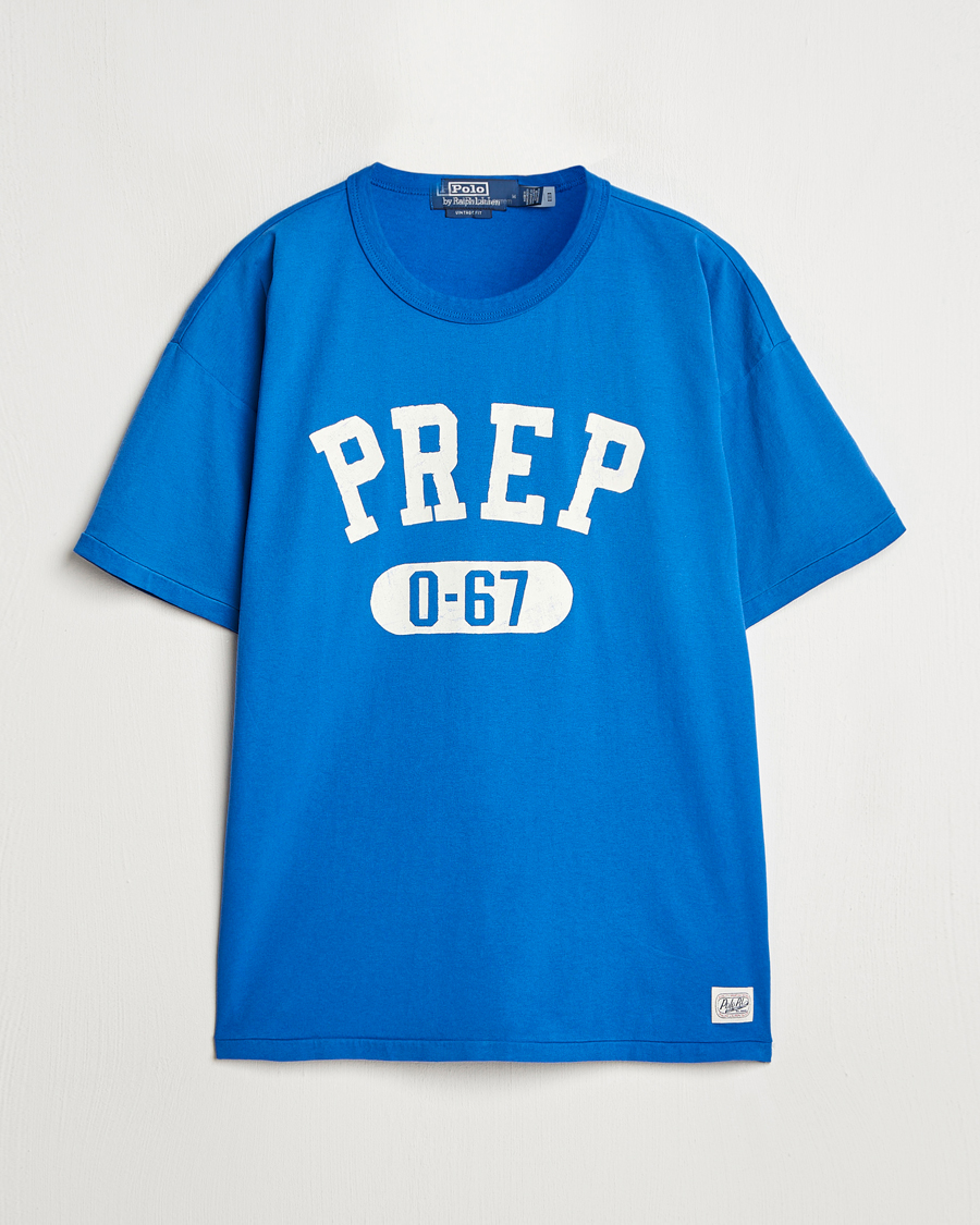 Herr | T-Shirts | Polo Ralph Lauren | Vintage Crew Neck T-Shirt Heritage Blue