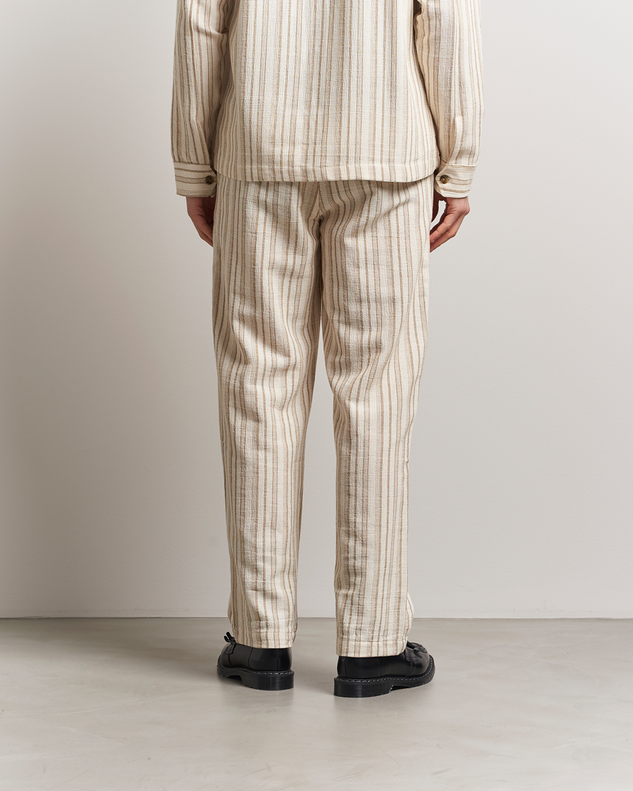 Herr | Byxor | LES DEUX | Houston Stripe Cotton Pants Ivory