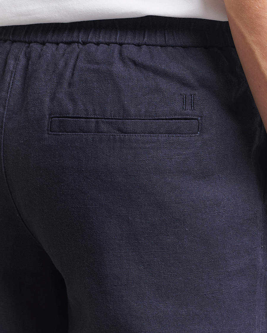 Herr | Byxor | LES DEUX | Patrick Linen Pants Navy
