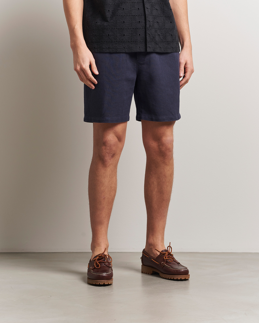 Herr | Shorts | LES DEUX | Otto Linen Shorts Navy