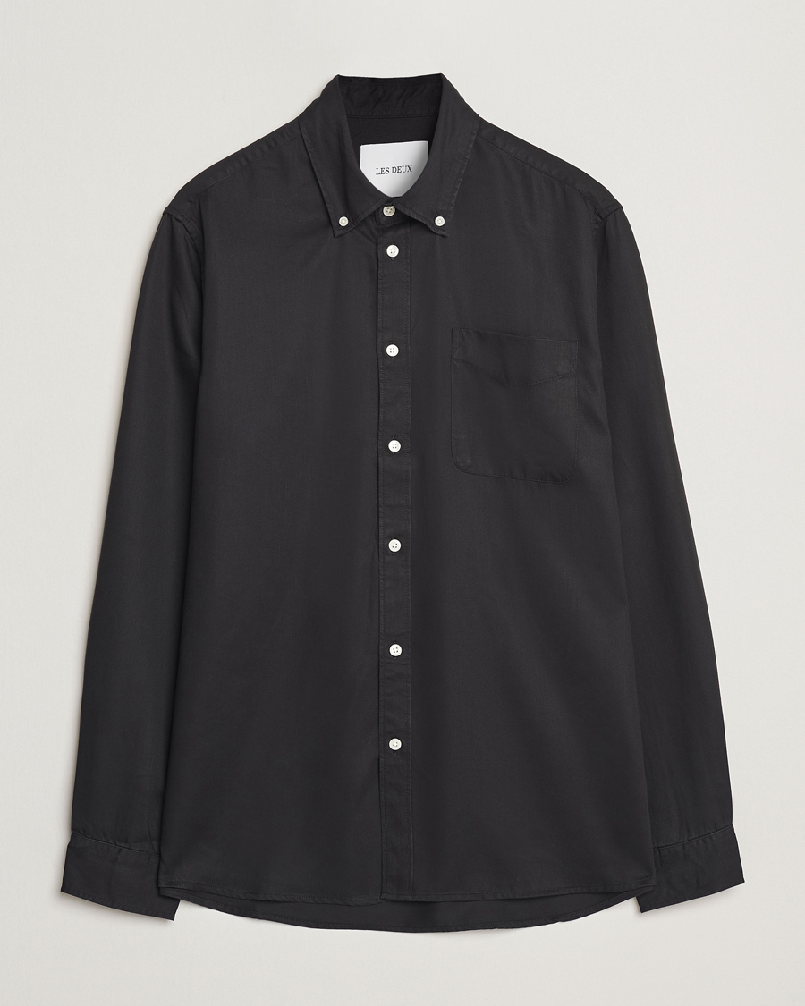 Herr | Skjortor | LES DEUX | Kent Tencel Shirt Black