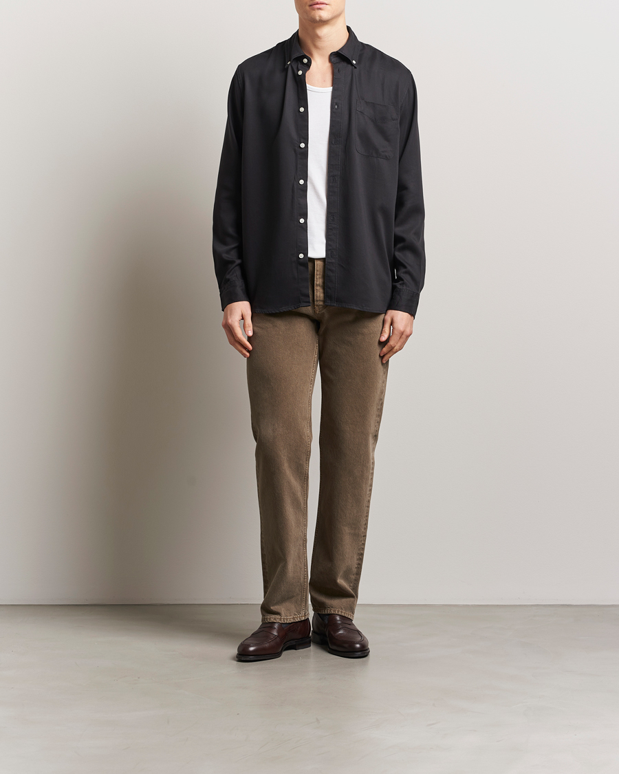 Herr | Skjortor | LES DEUX | Kent Tencel Shirt Black