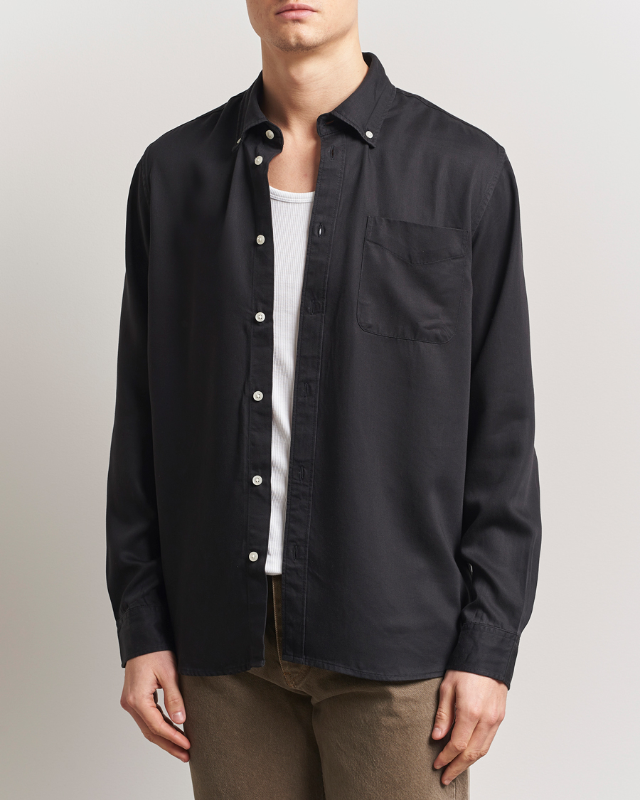 Herr | Skjortor | LES DEUX | Kent Tencel Shirt Black