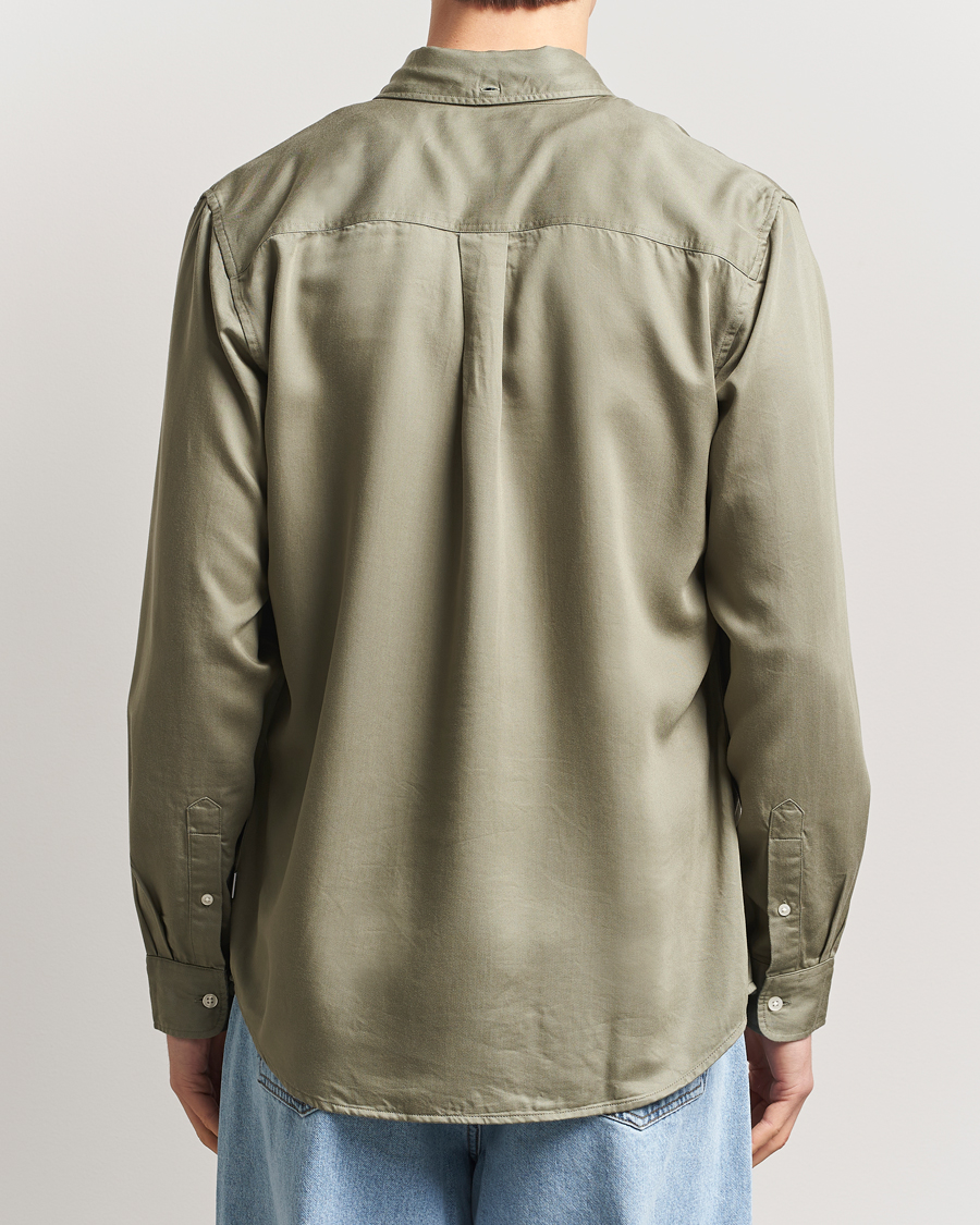 Herr | Skjortor | LES DEUX | Kent Tencel Shirt Lichen Green