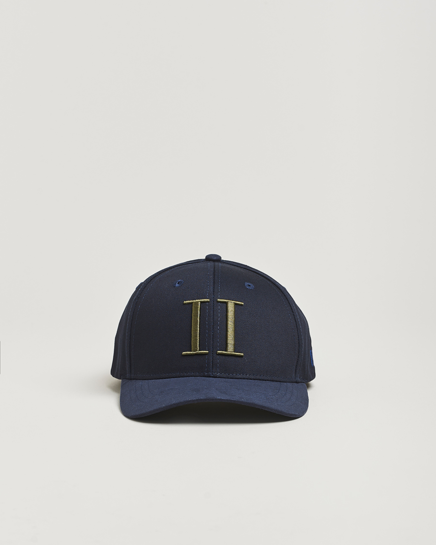 Herr | Hattar & kepsar | LES DEUX | Baseball Cap Suede II Dark Navy