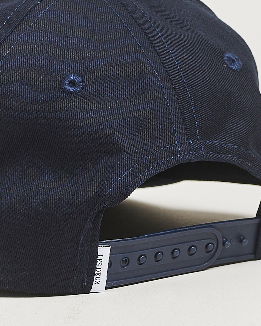 Herr | Hattar & kepsar | LES DEUX | Baseball Cap Suede II Dark Navy