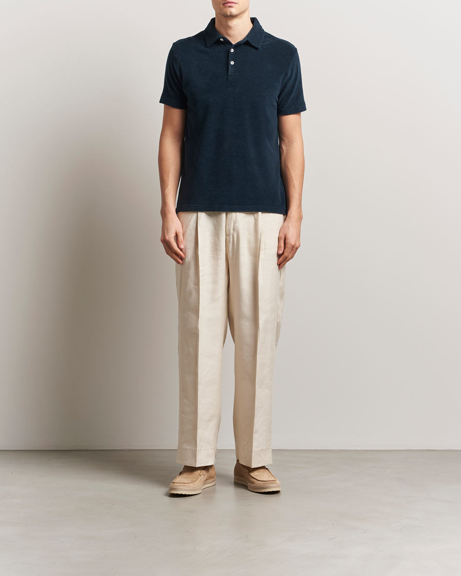Herr | Pikéer | Altea | Terry Cotton Polo Navy