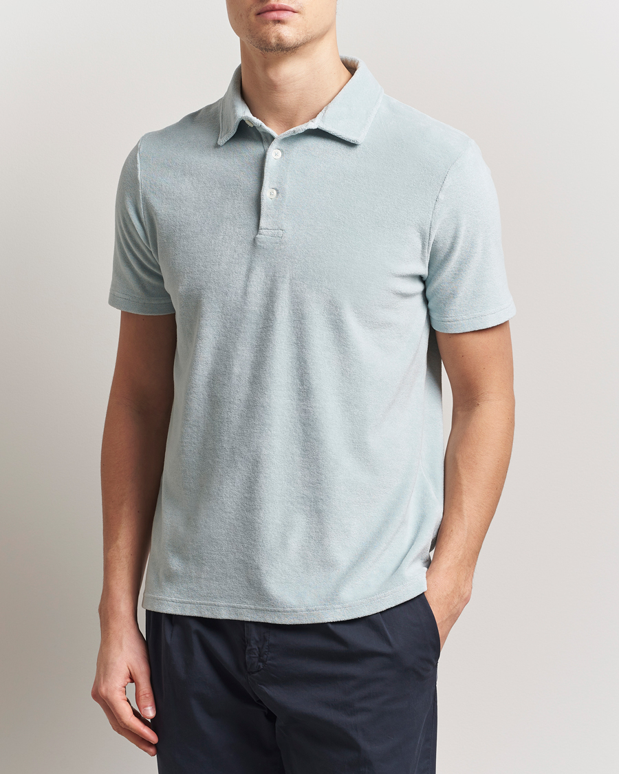 Herr | Pikéer | Altea | Terry Cotton Polo Teal